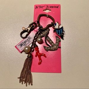 Betsey Johnson Keychain Under The Sea Nautical